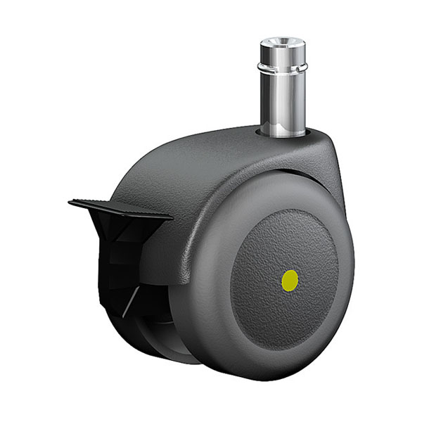 Swivel Castor With Wheel Brake Furniture Castors Series 530 ST, Wheel PUEL